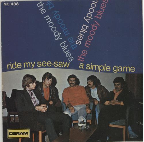The Moody Blues Ride My See-Saw 7" vinyl single (7 inch record / 45) Spanish MBL07RI214311