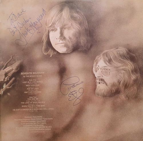 The Moody Blues Seventh Sojourn - Autographed vinyl LP album (LP record) UK MBLLPSE580651