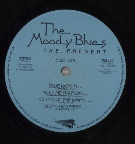 The Moody Blues The Present vinyl LP album (LP record) UK MBLLPTH162254
