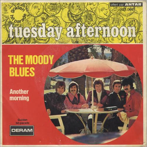The Moody Blues Tuesday Afternoon 7" vinyl single (7 inch record / 45) French MBL07TU385852