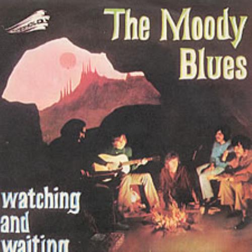 The Moody Blues Watching And Waiting 7" vinyl single (7 inch record / 45) Italian MBL07WA210776