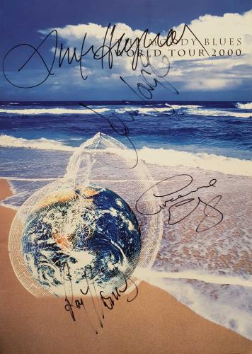 The Moody Blues World Tour 2000 - Autographed tour programme UK MBLTRWO623799