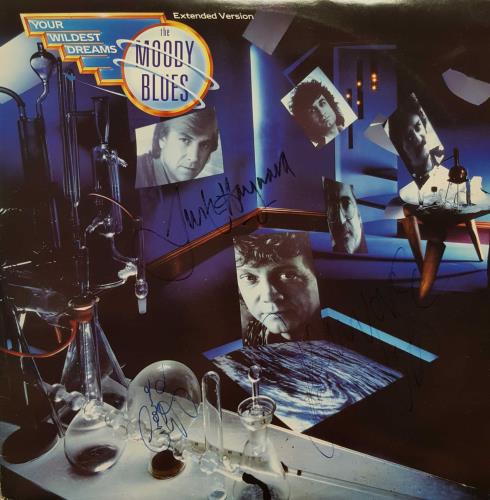 The Moody Blues Your Wildest Dreams - Autographed x 4 12" vinyl single (12 inch record / Maxi-single) UK MBL12YO714360