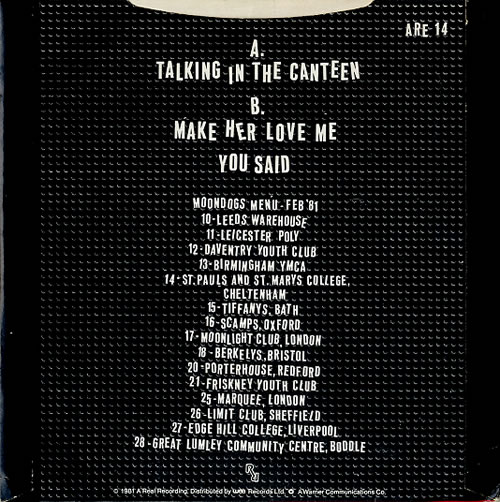 The Moondogs Talking In The Canteen 7" vinyl single (7 inch record / 45) UK MQD07TA607509