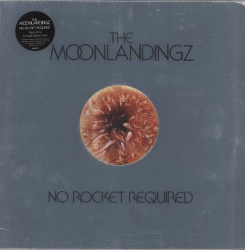 The Moonlandingz No Rocket Required - Pink Vinyl vinyl LP album (LP record) UK YLNLPNO868300