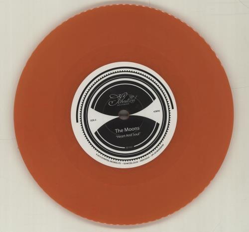 The Moons Heart And Soul - RSD14 - Orange Vinyl 7" vinyl single (7 inch record / 45) UK YI-07HE680403