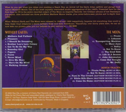 The Moon Without Earth And The Moon CD album (CDLP) UK U-FCDWI774091