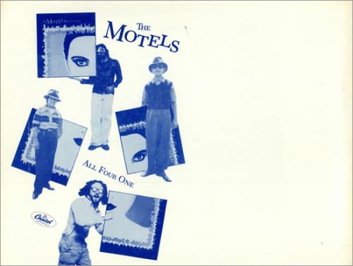 The Motels All Four One media press pack US OTEPPAL497966