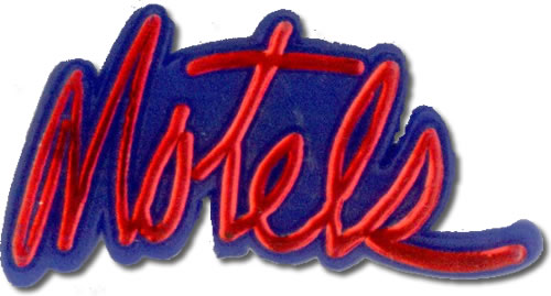 The Motels Motels Badge badge UK OTEBGMO420139
