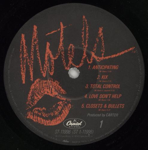 The Motels Motels vinyl LP album (LP record) US OTELPMO245817