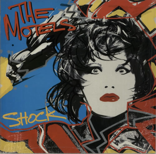 The Motels Shock vinyl LP album (LP record) German OTELPSH619017