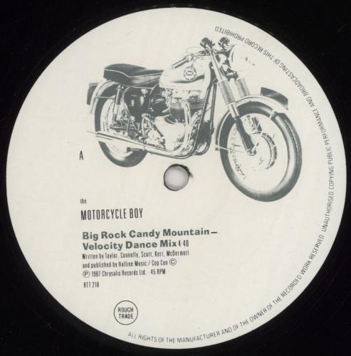 The Motorcycle Boy Big Rock Candy Mountain 12" vinyl single (12 inch record / Maxi-single) UK TCV12BI316588