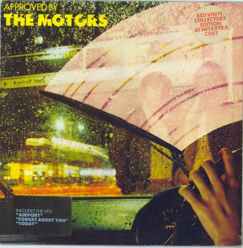 The Motors Approved By The Motors - Red Vinyl vinyl LP album (LP record) UK MTRLPAP792065