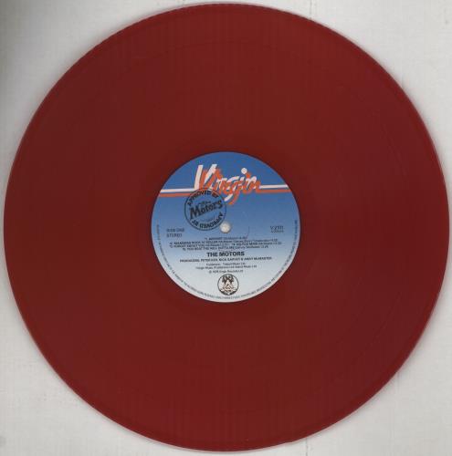 The Motors Approved By The Motors - Red Vinyl vinyl LP album (LP record) UK MTRLPAP792065