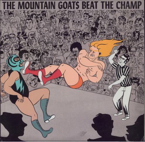 The Mountain Goats Beat The Champ 2-LP vinyl record set (Double LP Album) US MUG2LBE814067