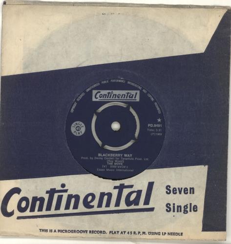 The Move Blackberry Way - 4pr 7" vinyl single (7 inch record / 45) South African MOV07BL693854