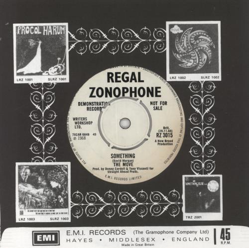 The Move Blackberry Way - A Label 7" vinyl single (7 inch record / 45) UK MOV07BL588558