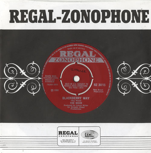 The Move Blackberry Way - WOL 7" vinyl single (7 inch record / 45) UK MOV07BL549916