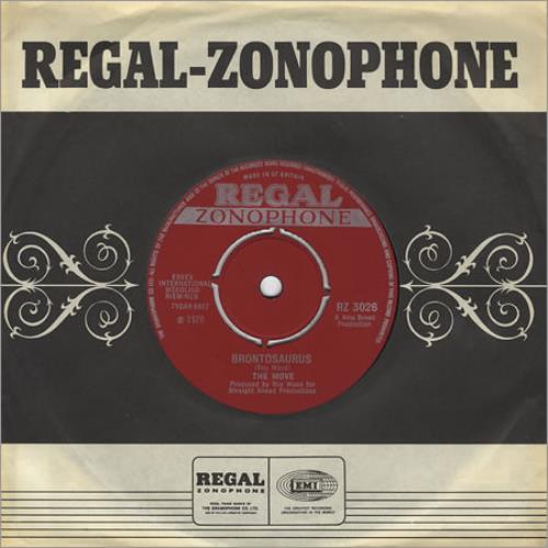 The Move Brontosaurus - 4pr 7" vinyl single (7 inch record / 45) UK MOV07BR405570