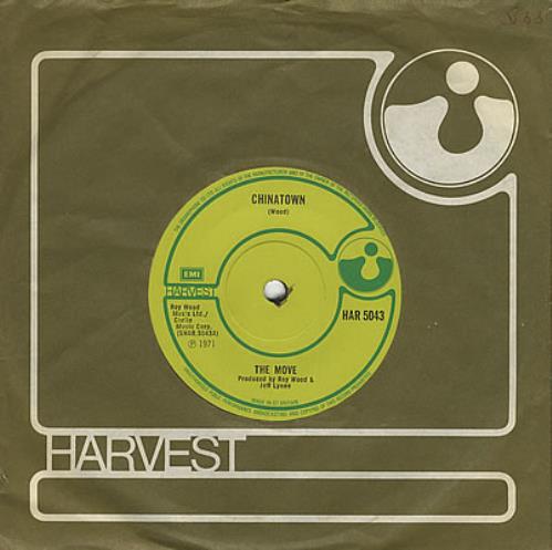 The Move Chinatown 7" vinyl single (7 inch record / 45) UK MOV07CH242431