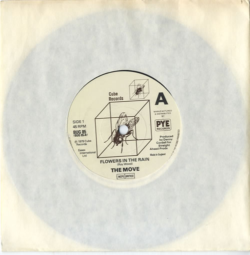 The Move Flowers In The Rain 7" vinyl single (7 inch record / 45) UK MOV07FL598657
