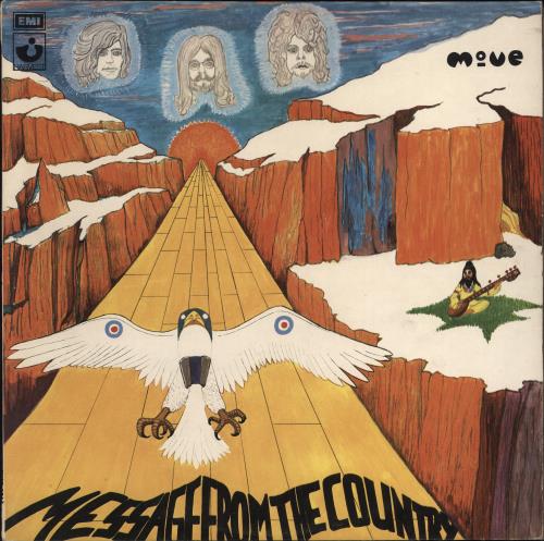 The Move Message From The Country - 1st vinyl LP album (LP record) UK MOVLPME132242
