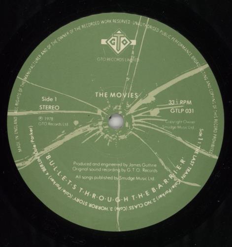 The Movies Bullets Through The Barrier vinyl LP album (LP record) UK TM2LPBU597102