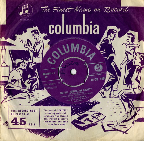The Mudlarks Mutual Admiration Society 7" vinyl single (7 inch record / 45) UK 6MU07MU558441