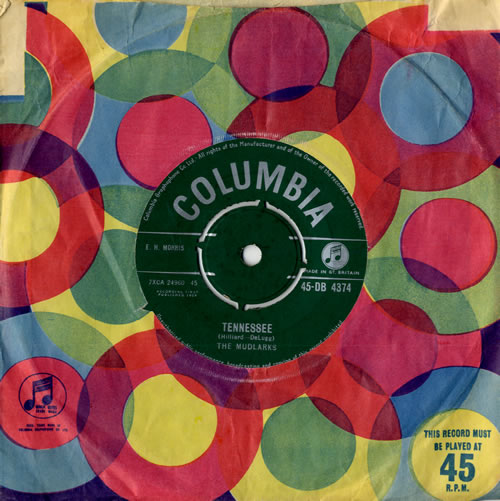 The Mudlarks Tennessee 7" vinyl single (7 inch record / 45) UK 6MU07TE558438