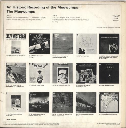 The Mugwumps An Historic Recording Of The Mugwumps vinyl LP album (LP record) UK MUQLPAN736309