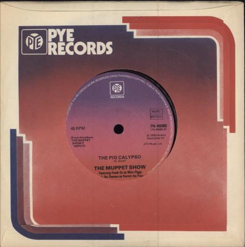 The Muppets For What It's Worth - A Label 7" vinyl single (7 inch record / 45) UK MUP07FO782808