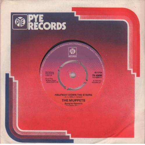 The Muppets Halfway Down The Stairs - 4 Prong 7" vinyl single (7 inch record / 45) UK MUP07HA571702