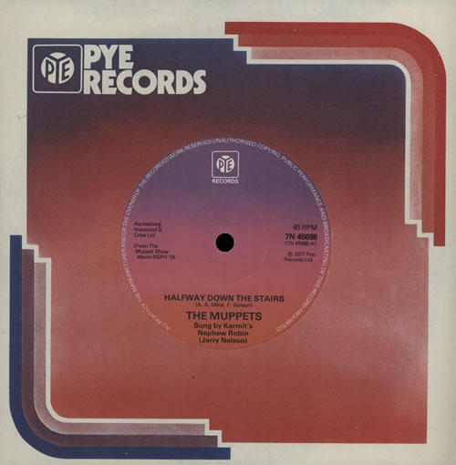 The Muppets Halfway Down The Stairs - solid 7" vinyl single (7 inch record / 45) UK MUP07HA573457