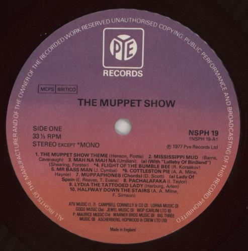 The Muppets The Muppet Show - EX vinyl LP album (LP record) UK MUPLPTH753316