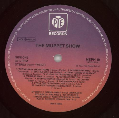 The Muppets The Muppet Show vinyl LP album (LP record) UK MUPLPTH132653