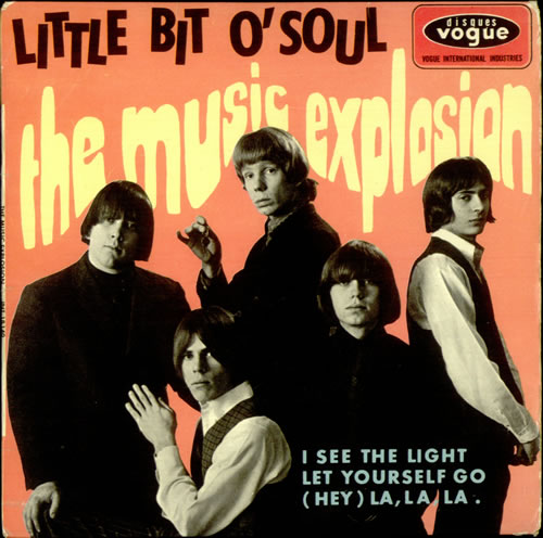 The Music Explosion Little Bit O' Soul EP 7" vinyl single (7 inch record / 45) French MUX07LI525385