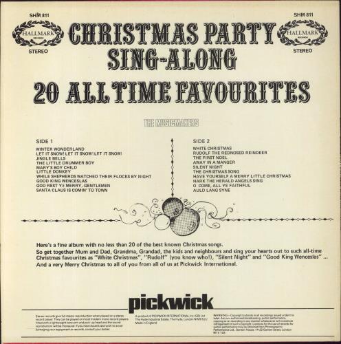 The Musicmakers Christmas Party Sing-Along vinyl LP album (LP record) UK 07GLPCH741544
