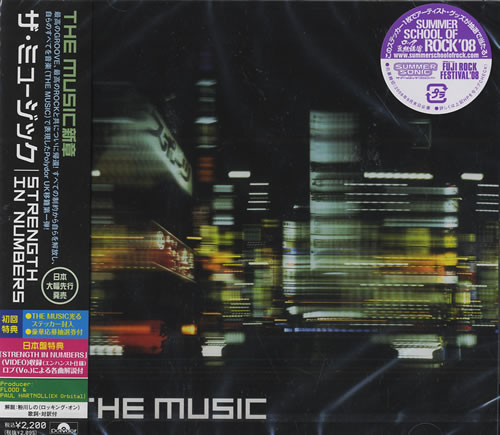 The Music Strength In Numbers CD album (CDLP) Japanese USCCDST440349