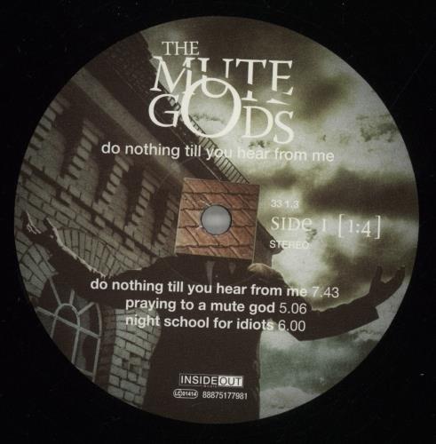 The Mute Gods Do Nothing Till You Hear From Me + Bonus CD 2-LP vinyl record set (Double LP Album) UK 86Y2LDO864251