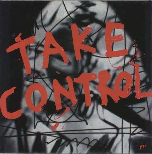 The Mysterines Take Control EP - Red Vinyl 7" vinyl single (7 inch record / 45) UK 55L07TA815172