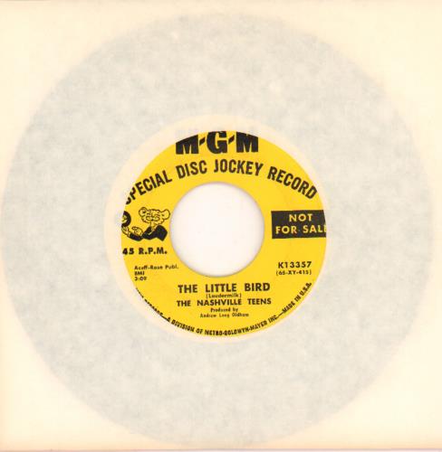 The Nashville Teens The Little Bird 7" vinyl single (7 inch record / 45) US NVT07TH640800