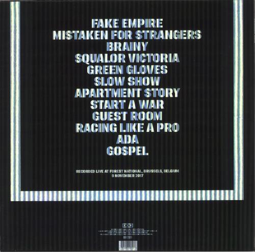 The National Boxer [Live In Brussels] - Clear Vinyl - RSD18 vinyl LP album (LP record) US TN3LPBO881858