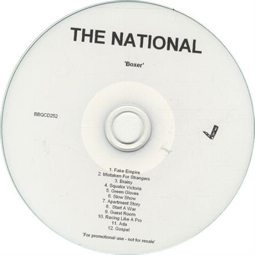 The National Boxer CD-R acetate UK TN3CRBO442855