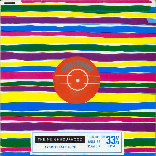 The Neighbourhood (80s) A Certain Attitude - Sample vinyl LP album (LP record) UK UMVLPAC810001