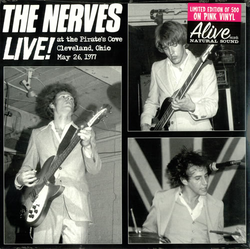 The Nerves Live At The Pirate's Cove [Pink Vinyl] vinyl LP album (LP record) US NE5LPLI489263