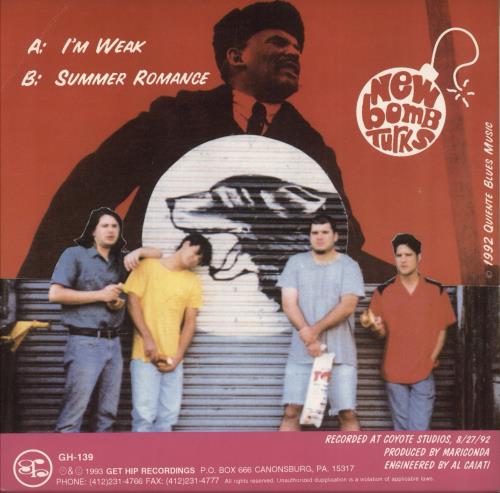 The New Bomb Turks I'm Weak 7" vinyl single (7 inch record / 45) US T6U07IM868448