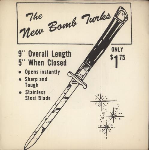 The New Bomb Turks Sharpen-Up Time 7" vinyl single (7 inch record / 45) US T6U07SH868599