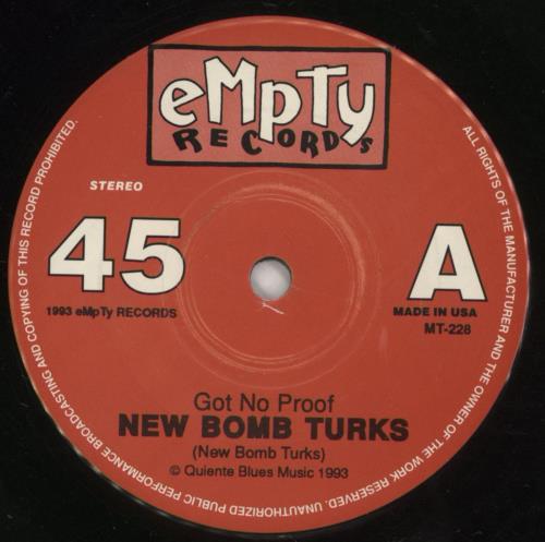 The New Bomb Turks So Young, So Fair, So Debonair 7" vinyl single (7 inch record / 45) US T6U07SO868816