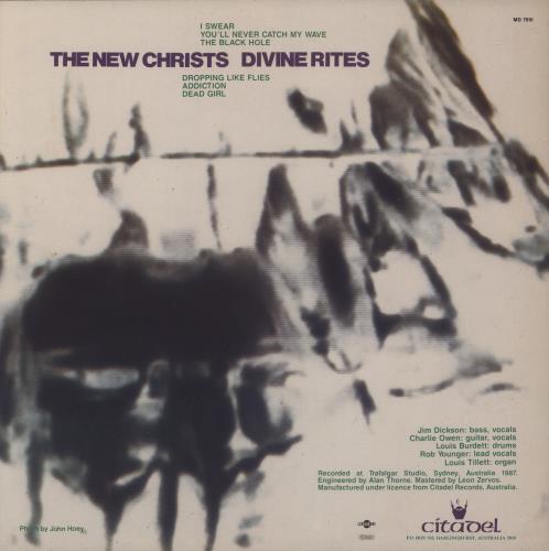 The New Christs Divine Rights vinyl LP album (LP record) Australian VNYLPDI893376