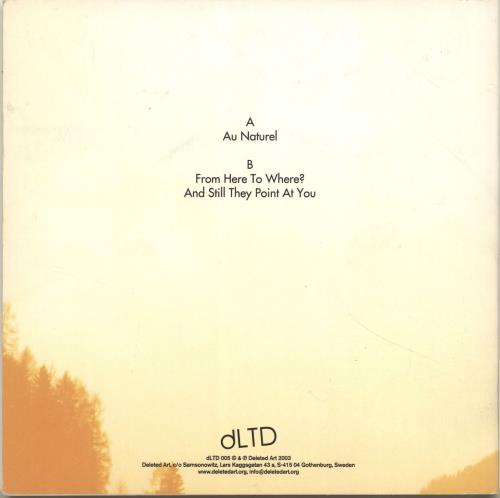 The New Mess Au Naturel 7" vinyl single (7 inch record / 45) Swedish YVR07AU693669